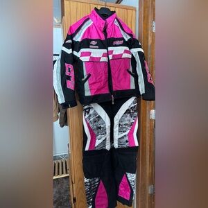 Women’s Castle X snowmobile jacket and FXR snowmobile pants